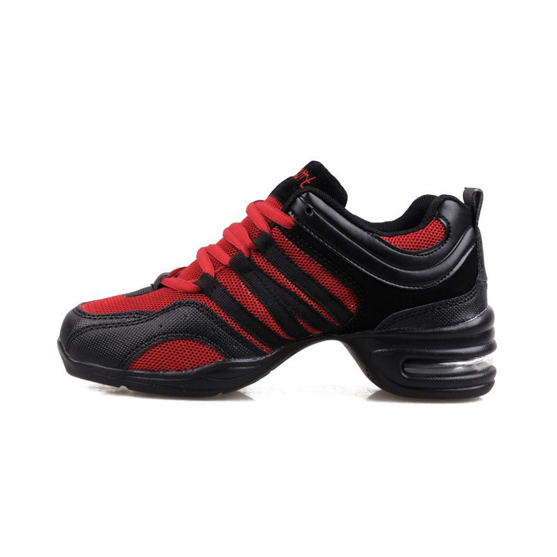 Square Dance Shoes Dancing Shoes Height Increasing Women's Dance Shoes Modern Dance Soft Bottom Air Cushion Mesh Breathable Sneakers Women's 729