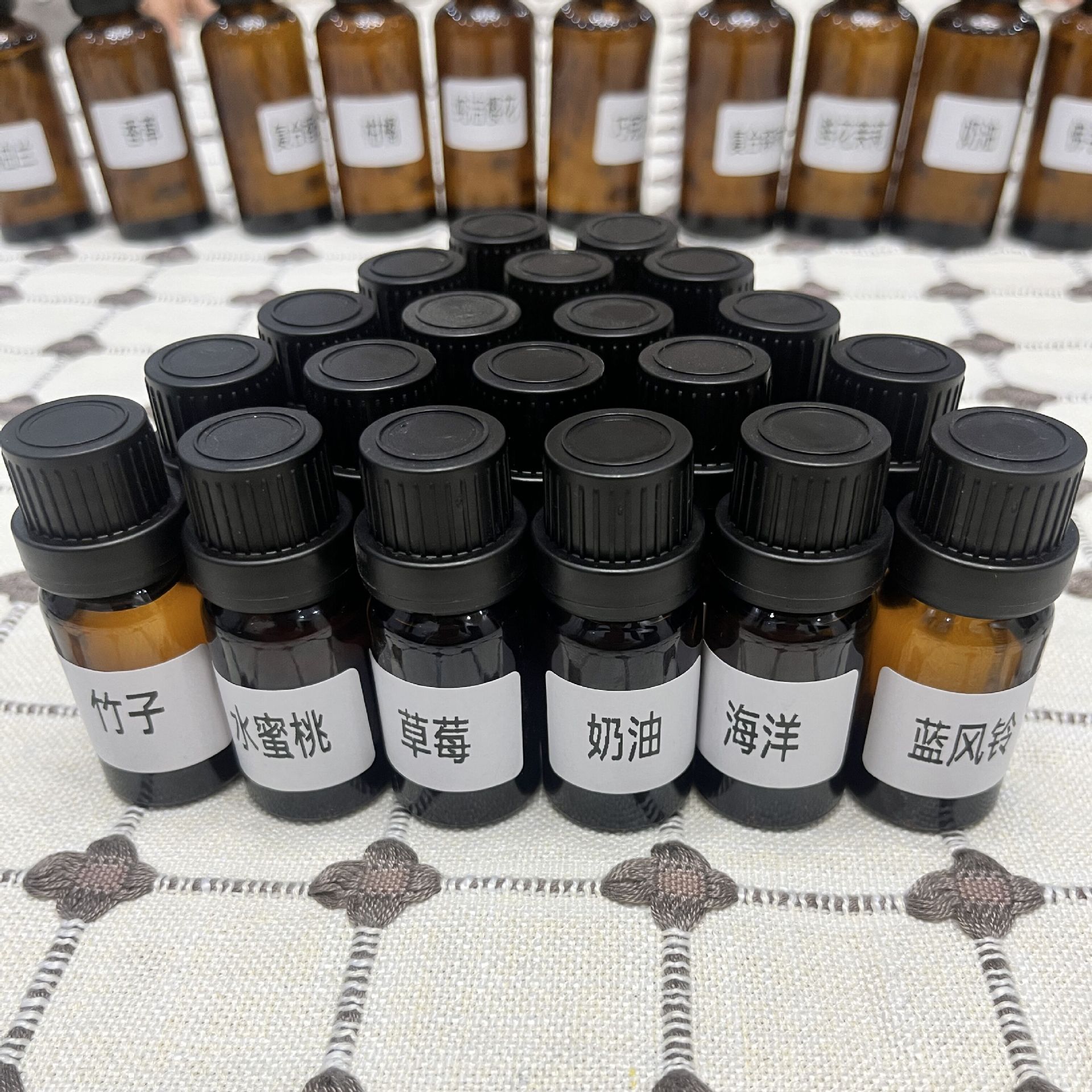 Junrui candle art aromatherapy candle essential oil 10ML glass bottle DIY handmade homemade candle spice essential oil