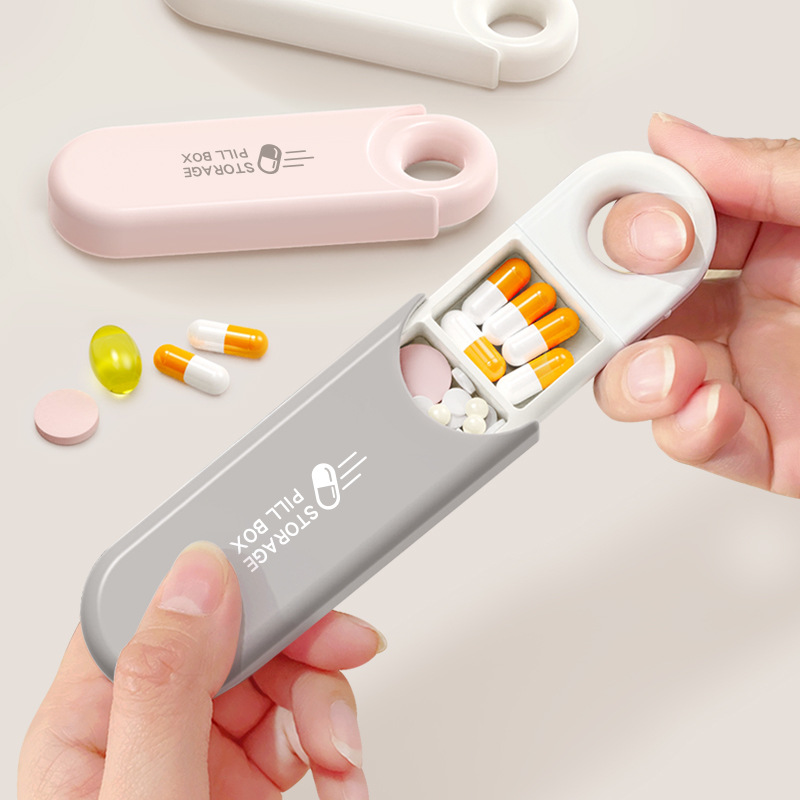 New Product Medicine Box Portable Tablet Sub-packing Box Medicine Storage Box Mini Small Box for Morning, Middle and Evening Meals