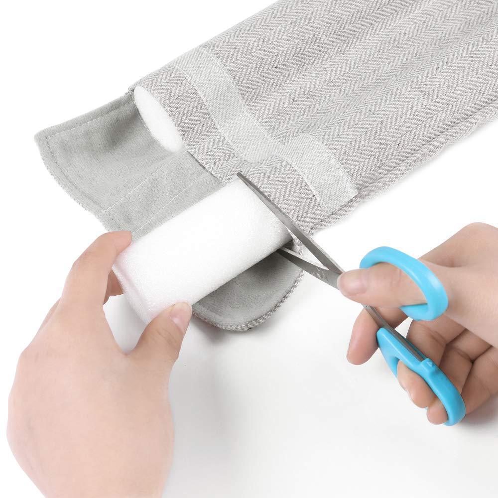 Amazon door stop, door barrier, dust-proof door seams, non-perforated double-sided fabric, warm sealing, long door