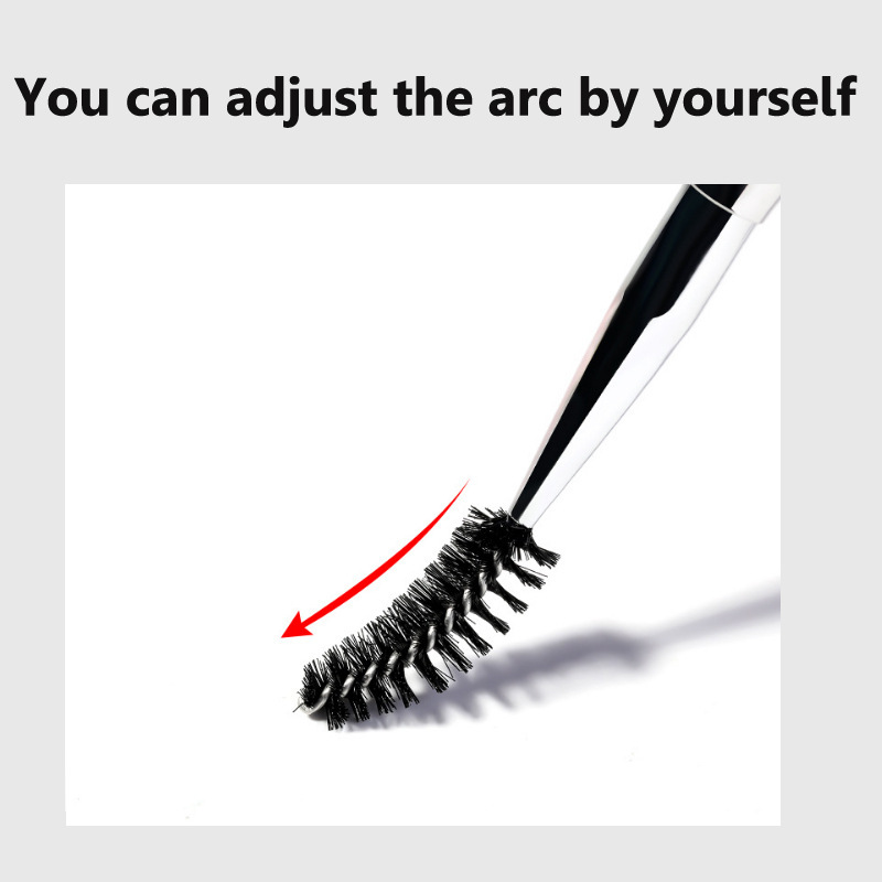 Factory spot cross-border exclusive makeup tools eyelash brush eyelash roll eyelash comb makeup brush with drill eyebrow brush