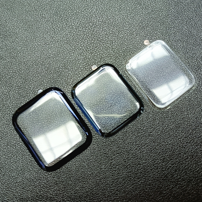 Suitable for iwatch9 apple watch film full glue tempered glass apple watch8 curved surface hot bending protective film