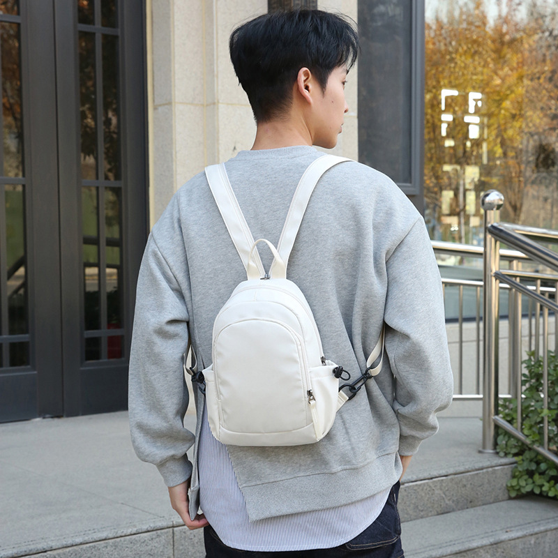 Spring 2024 new casual chest bag trendy chest bag couple bag lightweight waterproof multi-functional zippered backpack
