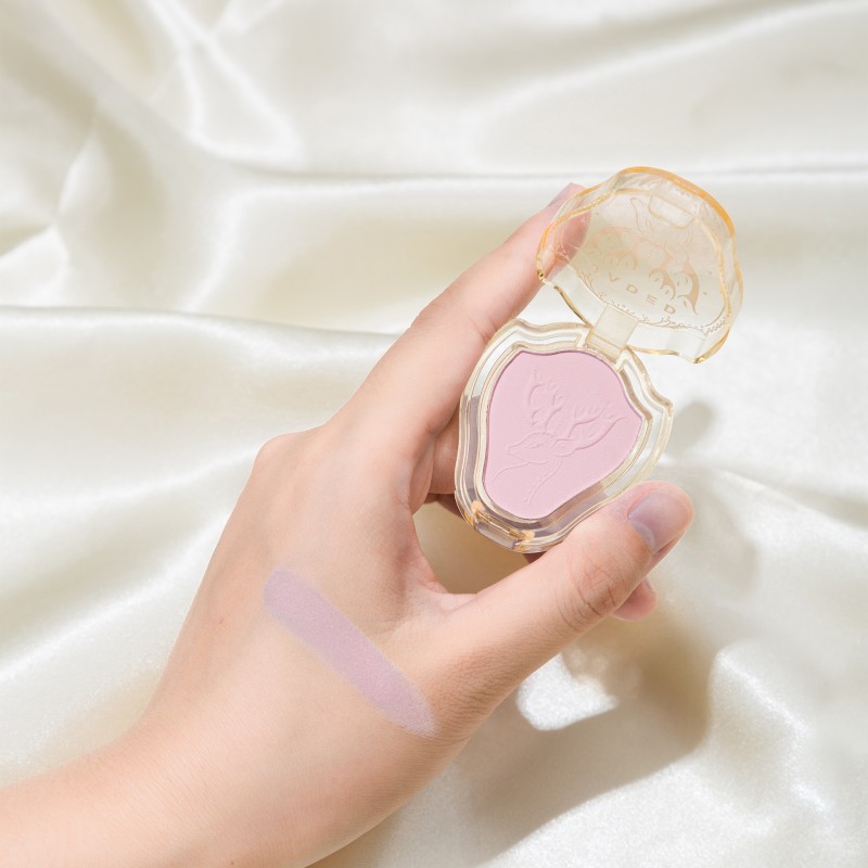 JADED Jia Da Monochrome Blush Pure Wind Natural Naked Makeup Matte Fine Flash Long-lasting No Makeup Waterproof Blush Plate