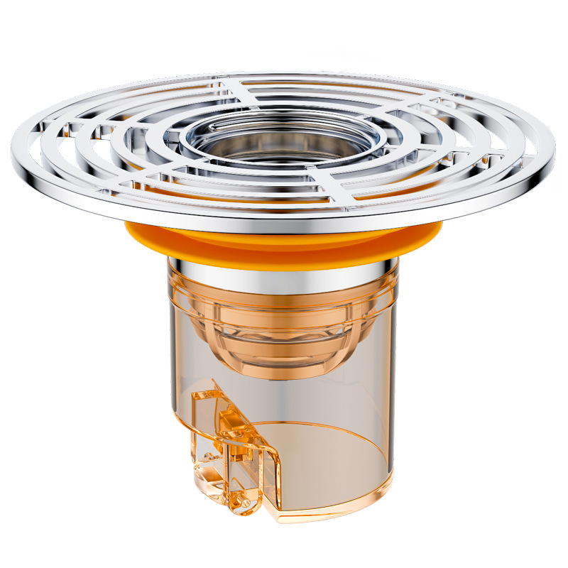 Floor Drain Deodorizer Toilet Drainage Pipe Filter Screen Drainage Port Universal Deodorant Cover Sealed Inner Core Cover Artifact