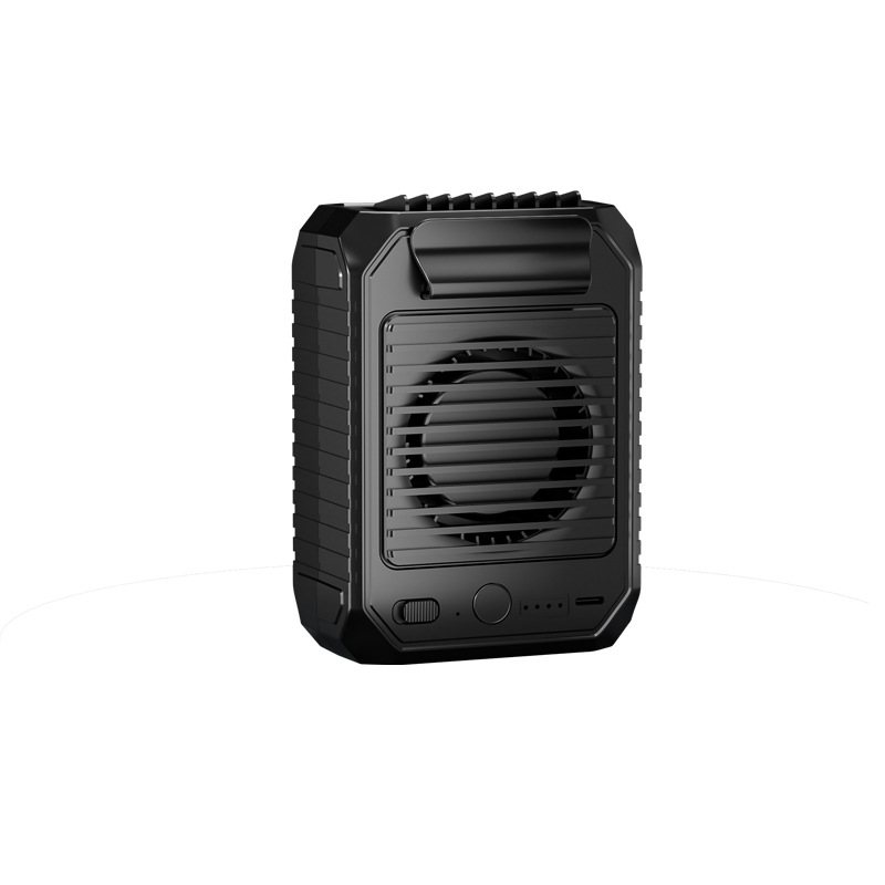 Cross-border new outdoor waist fan 10000mAh portable portable neck multi-function large wind fan