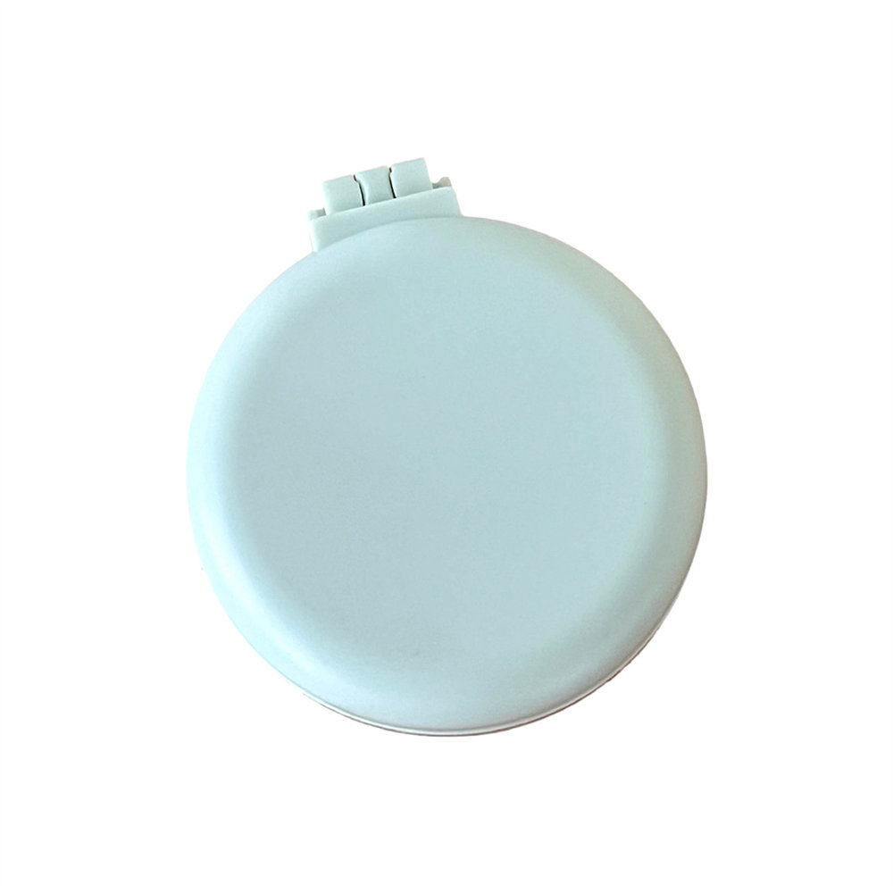 Simple Macaron Airbag Comb Solid Color Portable Massage Comb with Mirror Girls Candy Color Hair Folding Comb