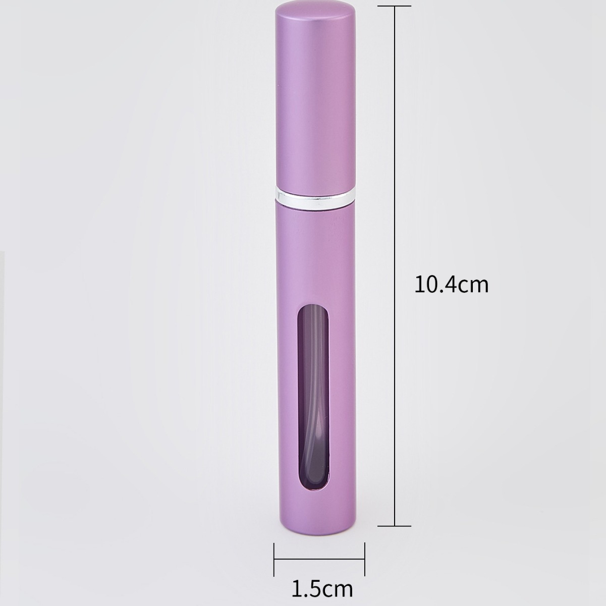 Factory direct spot 5ml slender window perfume bottle disinfectant alcohol bottled aluminum perfume spray bottle