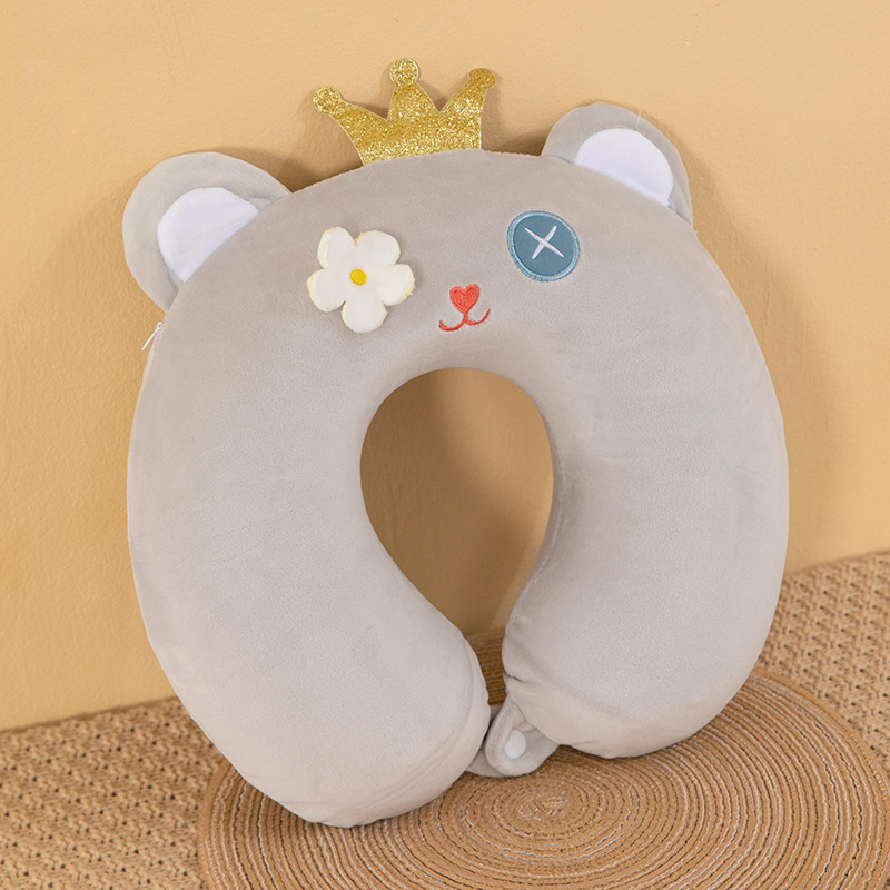 Factory wholesale pillow U-shaped pillow cartoon cervical spine office nap portable travel pillow car pillow neck pillow