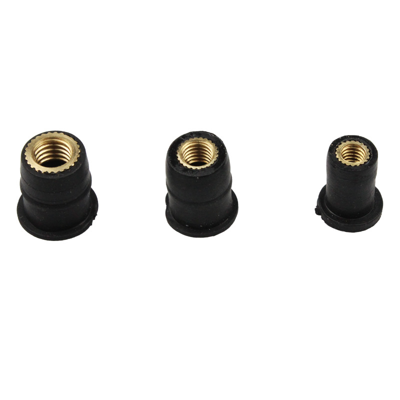 Motorcycle rubber expansion nut screw rubber rivet fastener modified windshield rubber nut