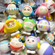 Egg party decompression pinch music net red explosions slow rebound decompression toys wholesale small gift doll stall