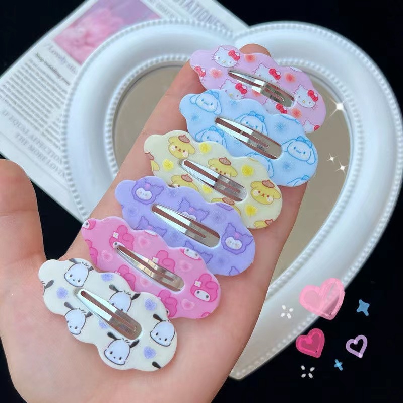 New cloud Sanrio BB clip super cute coolomi Yugui dog hairpin girl side bangs clip hairpin