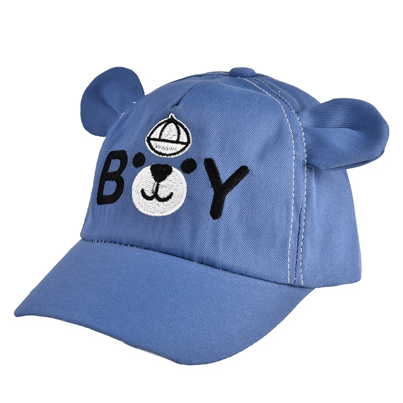 婴儿帽子春夏季新款防晒遮阳鸭舌帽韩版宝宝可爱卡通时尚儿童帽子