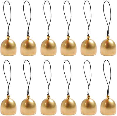 Pure copper wind chimes and accessories with Bell hammer metal small copper bell wind chimes DIY material Christmas Bell anti-theft Bell