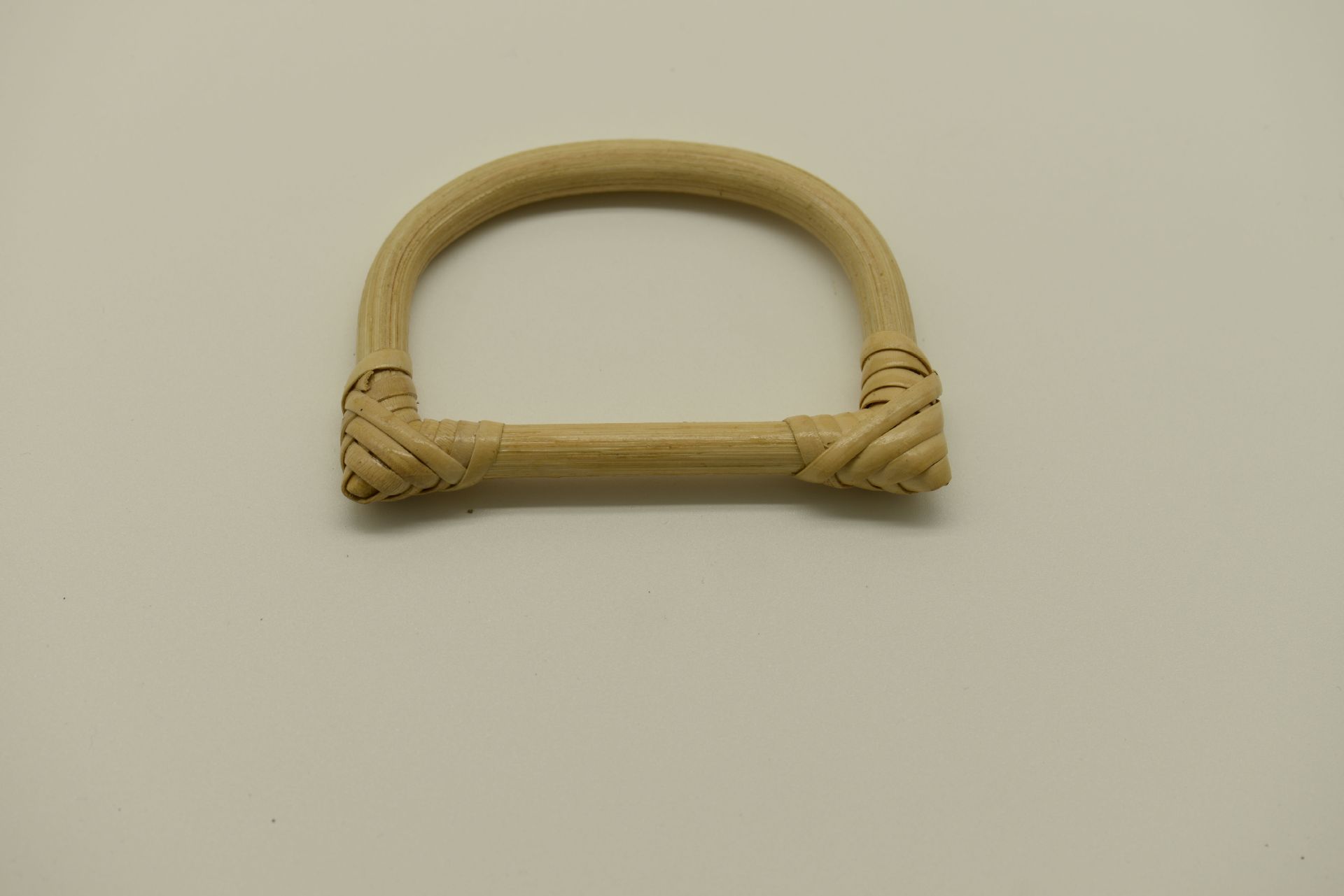Small and exquisite natural white rattan bamboo hoop crafts for handbag and bag handle decoration