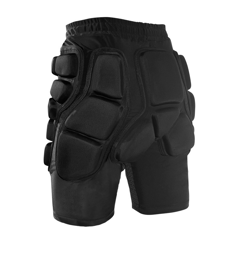 Yetişkin Kayak Kalça Koruma Pantolonu Kaykay Paten Koruyucuları Kalınlaştırılmış Sünger Düşme Önleyici Pantolon Nefes Alabilir Yüksek Elastik Pantolon_voghion.com