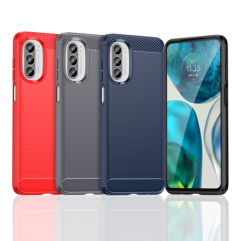 適用Moto G82手機殼G52保護套Motorola G71S拉絲全包防摔軟硅膠5G