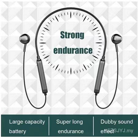 BT95 halter Bluetooth 5.0 headset stereo bass wireless neck-mounted sports headset for 10 hours