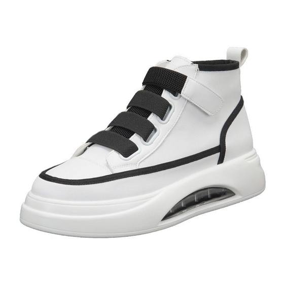 High-top men's shoes 2022 new autumn thick-soled heightening small white shoes men's trend air cushion casual versatile skate shoes
