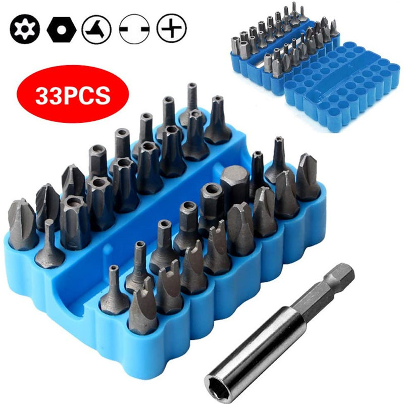 Ratchet 33pc piece set batch head set special-shaped screwdriver screwdriver screwdriver head electric screwdriver accessories set special price