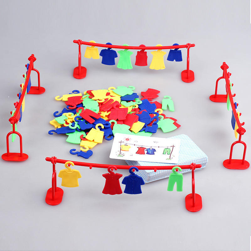 Clothes drying competition Party Game early education toys logical thinking concentration teaching aids parent-child interactive party board game