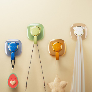 Exempting the hook sticky glue strong load -bearing door behind the sticky hook kitchen bathroom wall wall without trace school bag hanging shelf