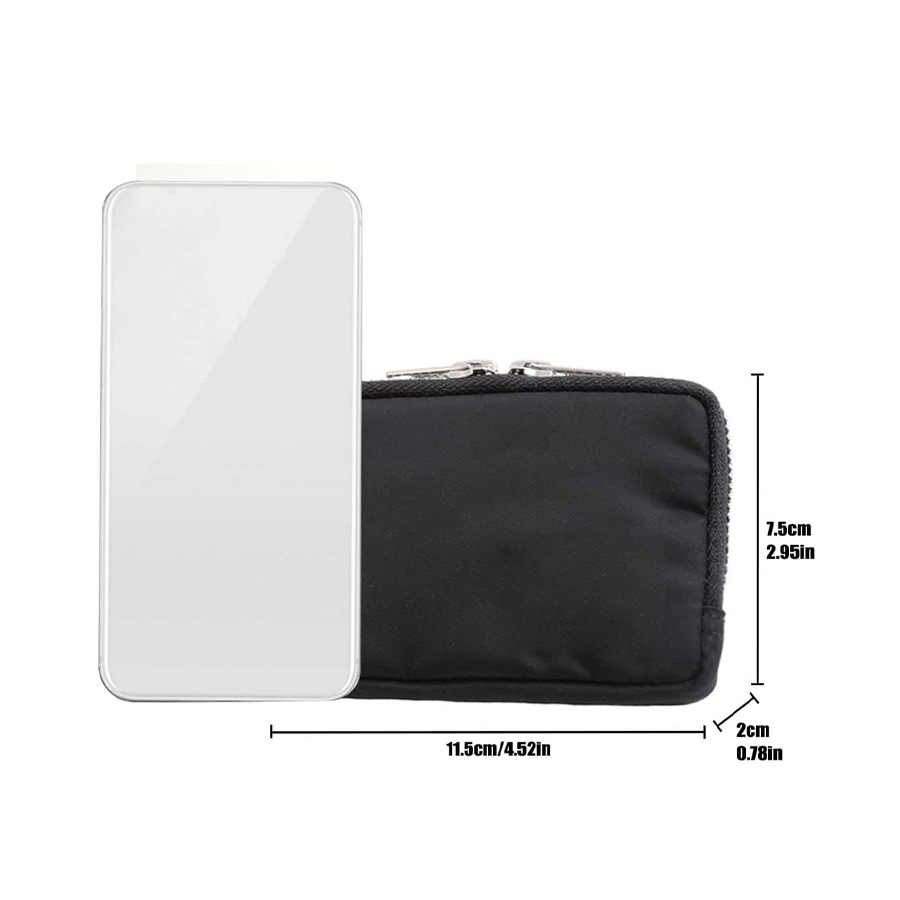 Simple and compact multi-functional Coin Coin purse hand-held RFID anti-theft card swiping bag mini key storage bag_voghion.com