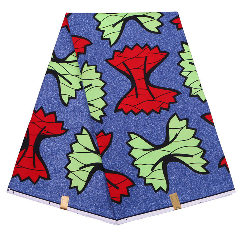 African ethnic batik printed fabric with double-sided geometric patterns for clothing, cross-border sourcing from AliExpress and Amazon