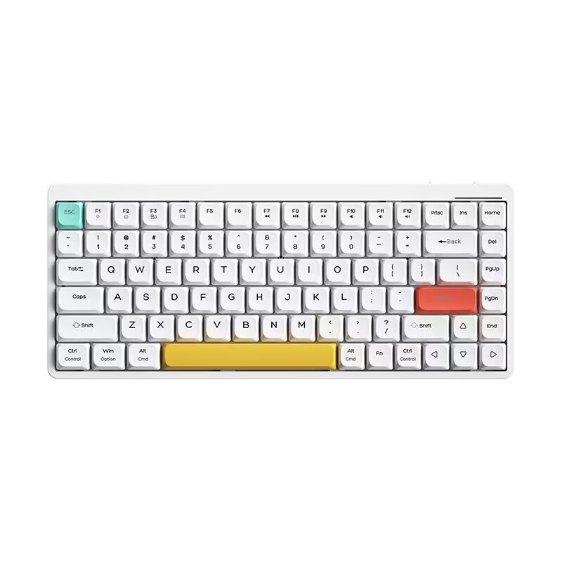 Low axis ultra-thin wholesale cross-border wireless keyboard mute office machinery red axis high color value flat panel bluetooth keyboard