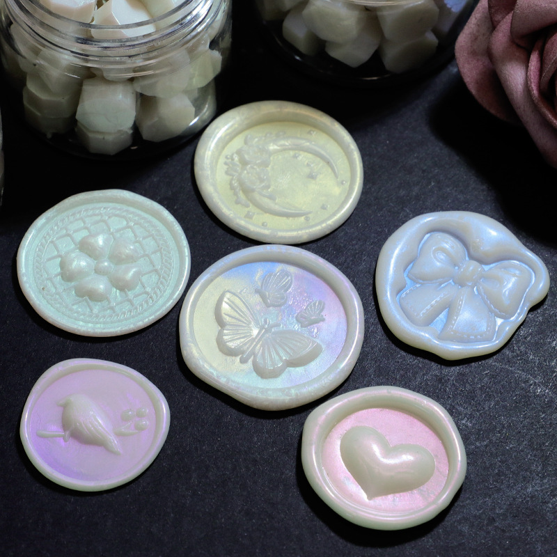 Yaqi octagonal fire paint seal wax grain small bag fire seal paint wax grain 100 grain sealing wax 131 color