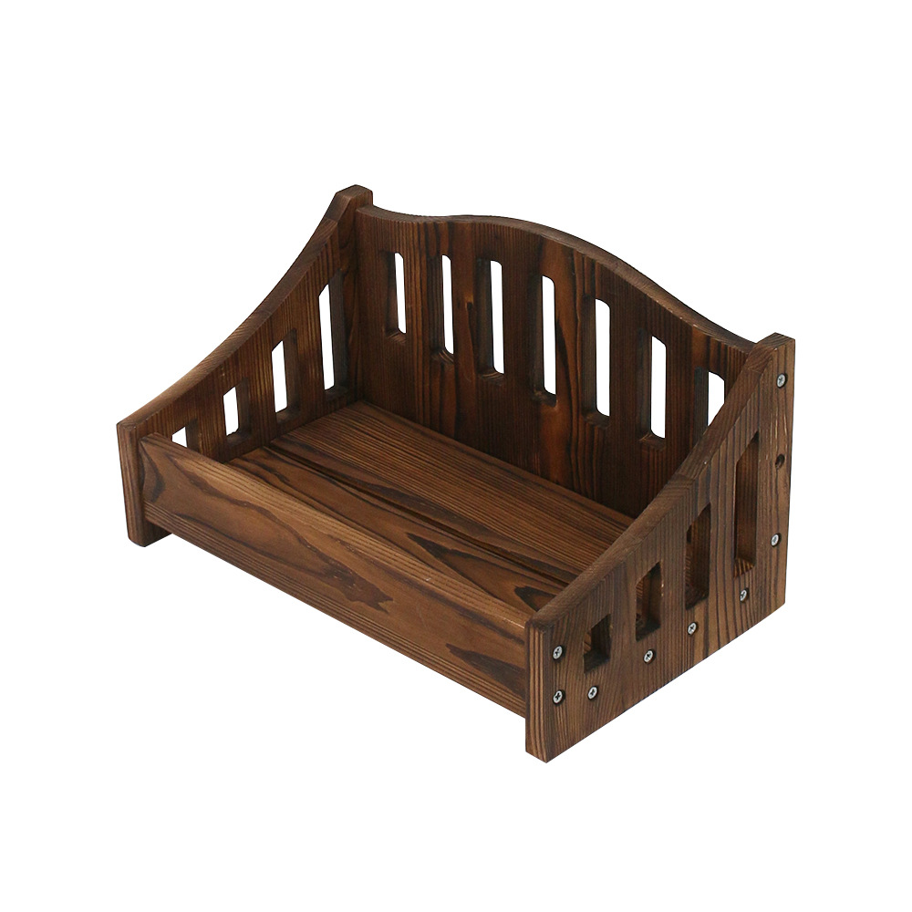 Wooden Newborn Bed Crib Bed Photo Props Baby Photography Props Newborn Props New Foreign Trade Products