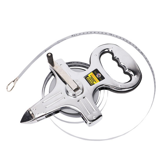 Factory wholesale stainless steel metal portable rack ground ruler site stainless steel tape measure hand rack ruler tape measure spot