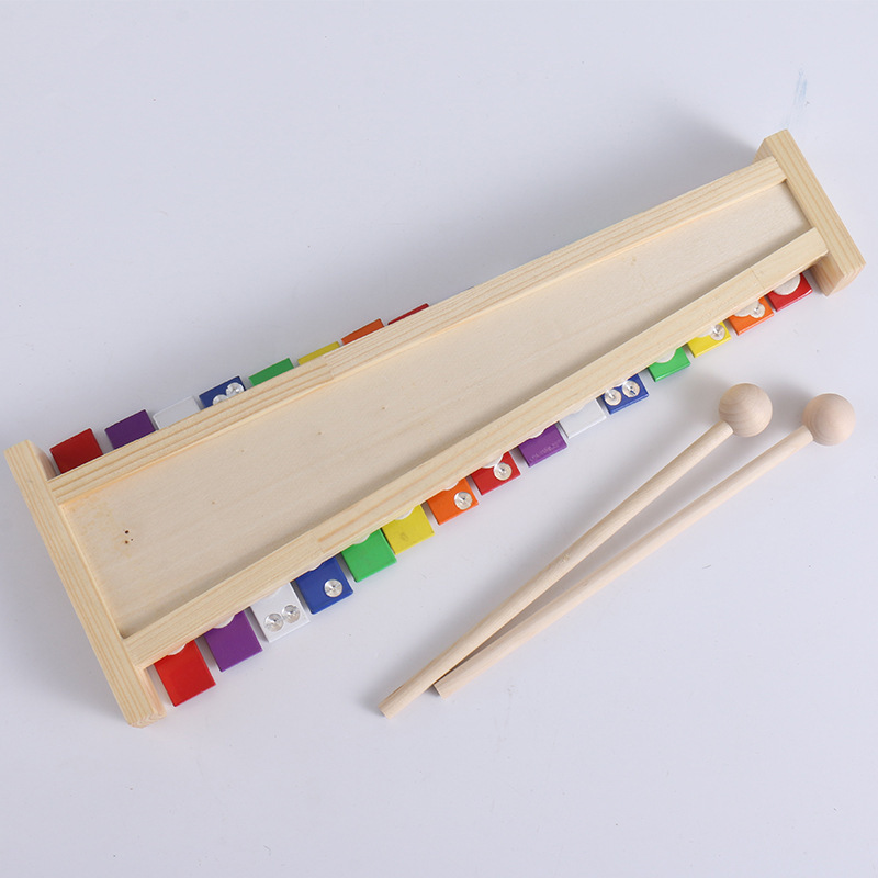 Orff 15 トーンレインボーアルミプレートピアノ学校音楽早期教育楽器パーカッション子供の音楽おもちゃ|undefined