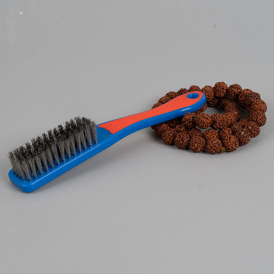 Wild bristle Wenwan brush factory wholesale bristle wire brush Wenwan walnut diamond polishing brush one-piece delivery