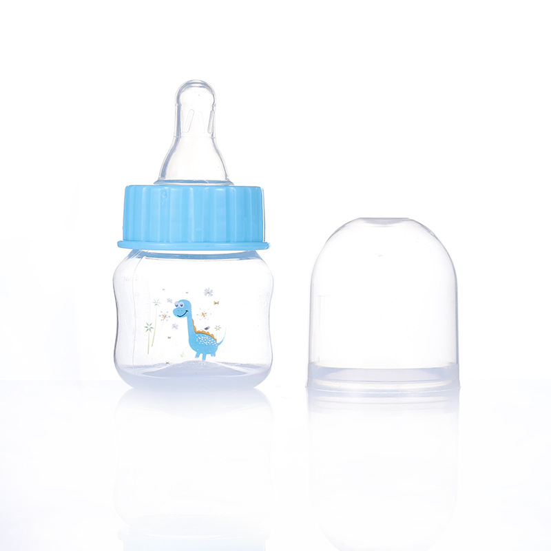 Factory direct supply newborn baby standard caliber 50ml bottle horizontal anti-fall pet bottle mother and baby supplies