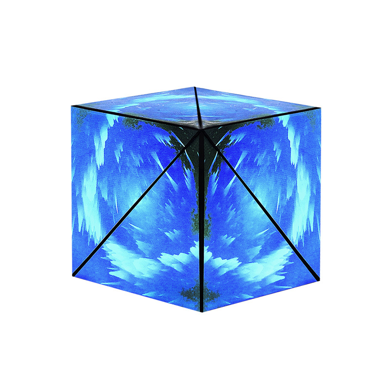 3d Geometry Magnetic Rubik's Cube Space Thinking Training Puzzle Net Red Variant 5 Magnetic 6 Children's Toys