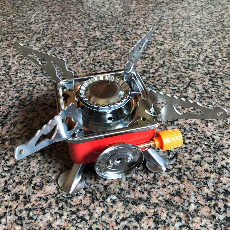 Outdoor Mini small square stove gas stove portable small square stove stove gas stove suit picnic stove