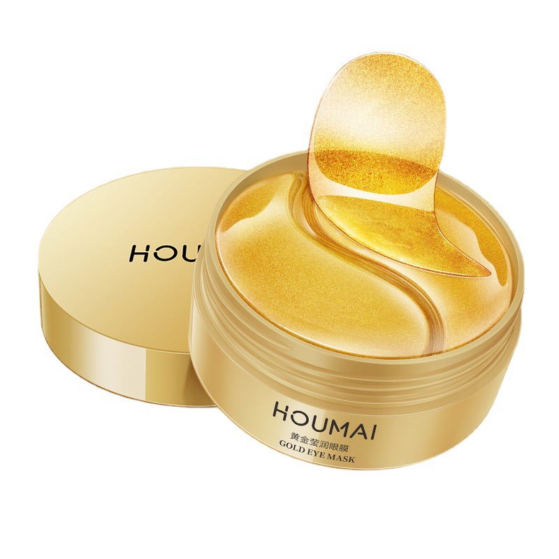 Shanghai-US Gold Lady Eye Mask Hydrating and Moisturizing Bichromatic Oligopeptide King Kong Seaweed Eye Mask Factory Wholesale