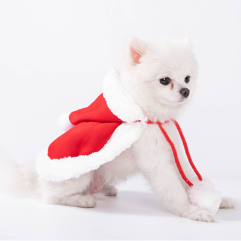 クリスマス用品 マントー ドレスアップ 猫 スカーフ 犬用帽子 小型犬 ケープ ペット クリスマス服|undefined