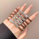 One rhinestone brown hair rope