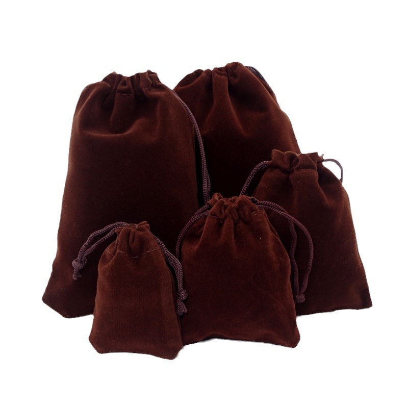 Velvet bag jewelry drawstring drawstring seal storage bag Wenwan small bag brocade gift packaging jewelry bag