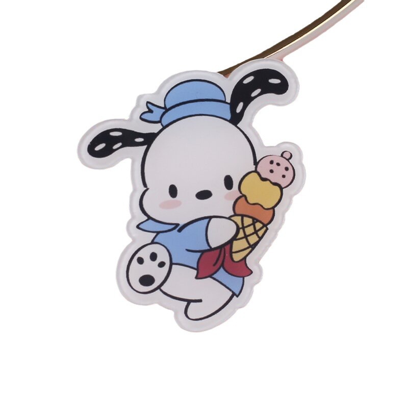 ins cartoon cute Pacha dog acrylic brooch backpack accessories elementary school student gift