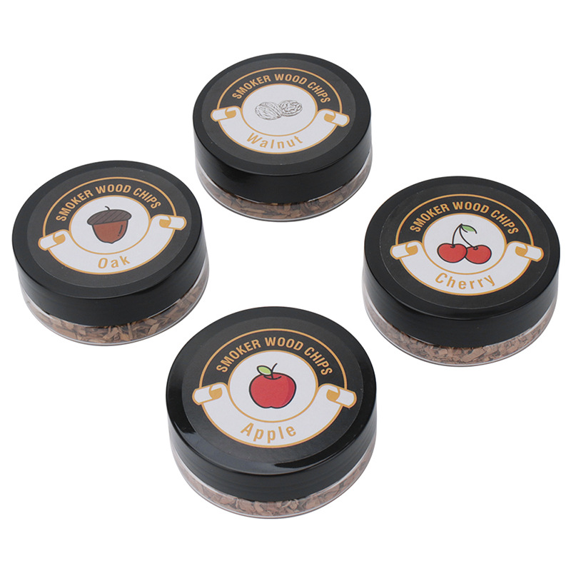 Cocktail Smoker Oak Apple Cherry Walnut Sawdust Set Molecular Gourmet Bar Smoked Sawdust