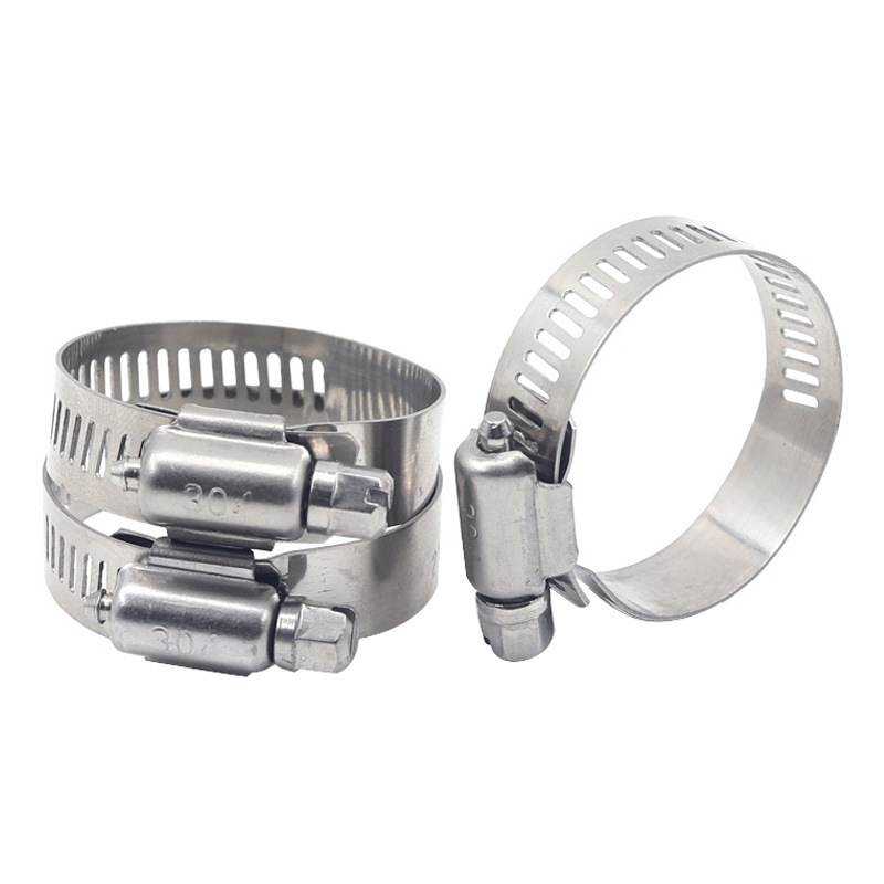 304 stainless steel american hose clamp kitchen ventilator pipe clamp water pipe connector clamp 316 stainless steel pipe clamp water pipe clamp