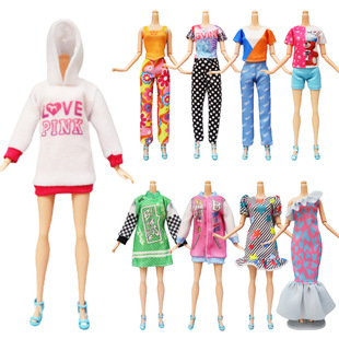 Cross-border new 30cm Barbarbie doll clothes girl princess toy house change accessories spot wholesale