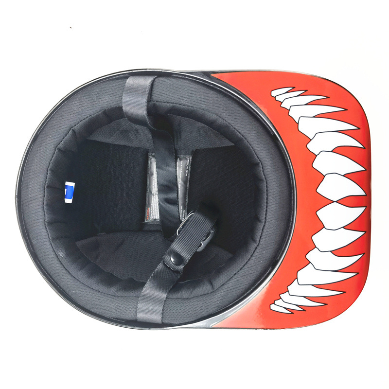 Cross-border Foreign Trade Version Retro DS Bandit Personality Baseball Hat Helmets Riding Helmets Duck Tongue Ski Helmets