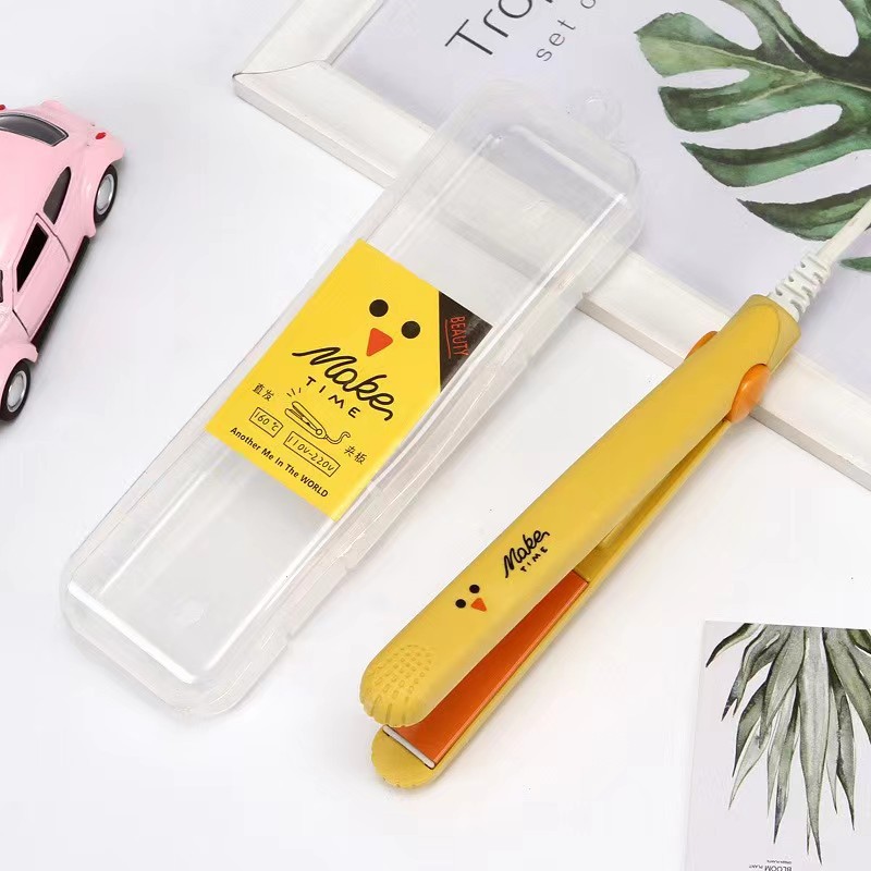 Electric splint curling iron hair straightener small mini electric curling rod small sealer