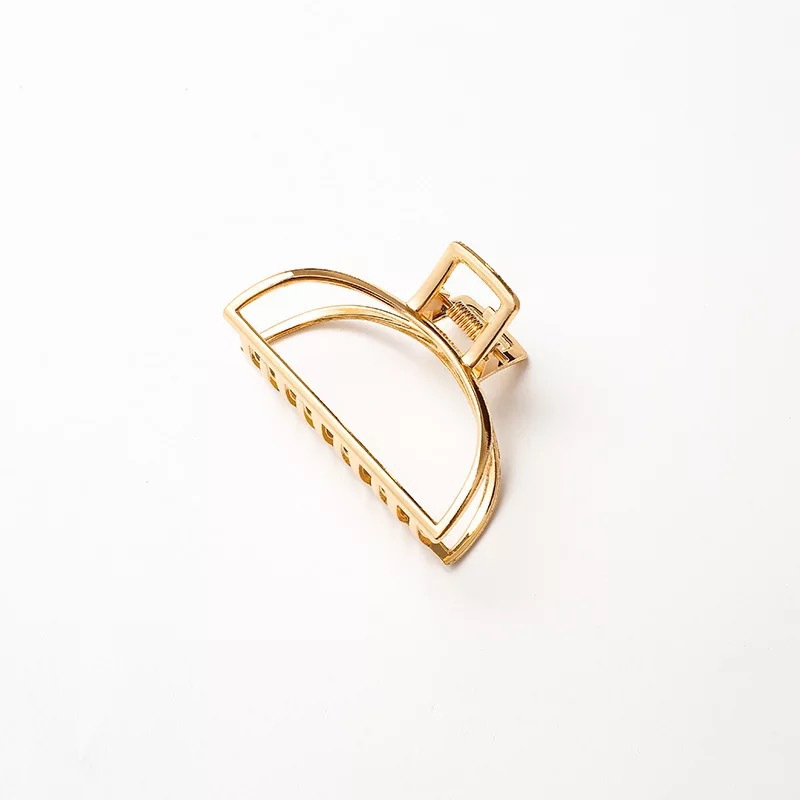 Metal Mesh Red Hairpin Hair Accessories Elegant Elegant Simple Hair Grab Back Head Clip Women's High Ponytail Clip Shark Clip_voghion.com