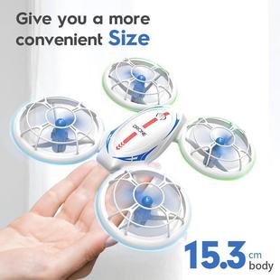 Cross-border hot 2.4G fixed high light UAV mini stunt rotating four-axis aircraft remote control aircraft toy