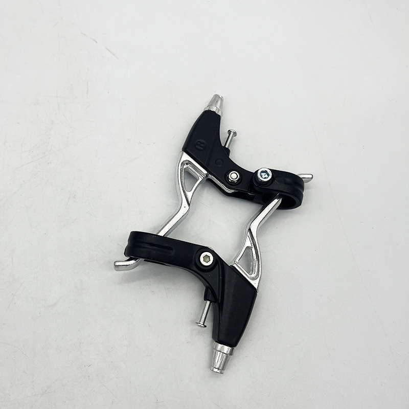 Aluminum three-finger Triangle hole brake handle aluminum alloy mountain bike brake handle bicycle accessories brake handle finger handle